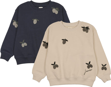 Lil Legs Wardrobe Staples Collection Boys Olive Patch Sweatshirt - AF26TP409B