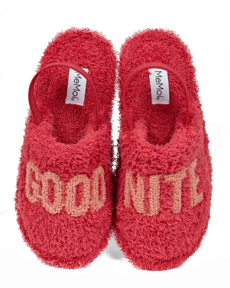 Memoi Good Nite Sherpa Slippers - MKS-0021