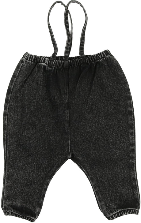 Lil Legs Denim Basic Collection Baby Toddler Boys Girls Bubble Suspender Pants Overall - BSP