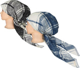 Lizi Woven Grid Pre-tied Tichel - IB-TT-26603-C