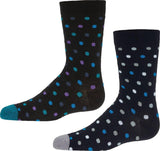 Memoi Boys Colorful Dot Crew Socks - MK-152