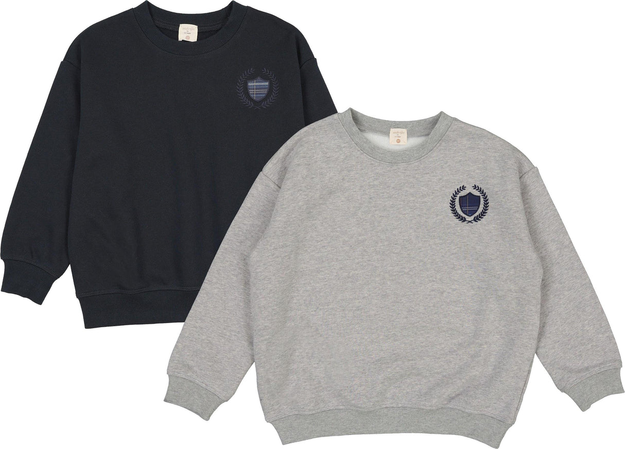Analogie by Lil Legs Fan Club No Words Collection Boys Little Logo Sweatshirt - AF26S523BC