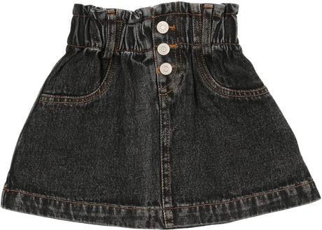 Lil Legs Denim Basic Collection Girls Paperbag Skirt