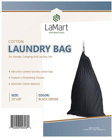 La Mart Cotton Denim Laundry Bag - 325