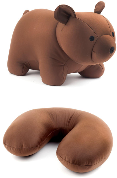 Kikkerland Zip & Flip Bear Pillow - TT19-BR