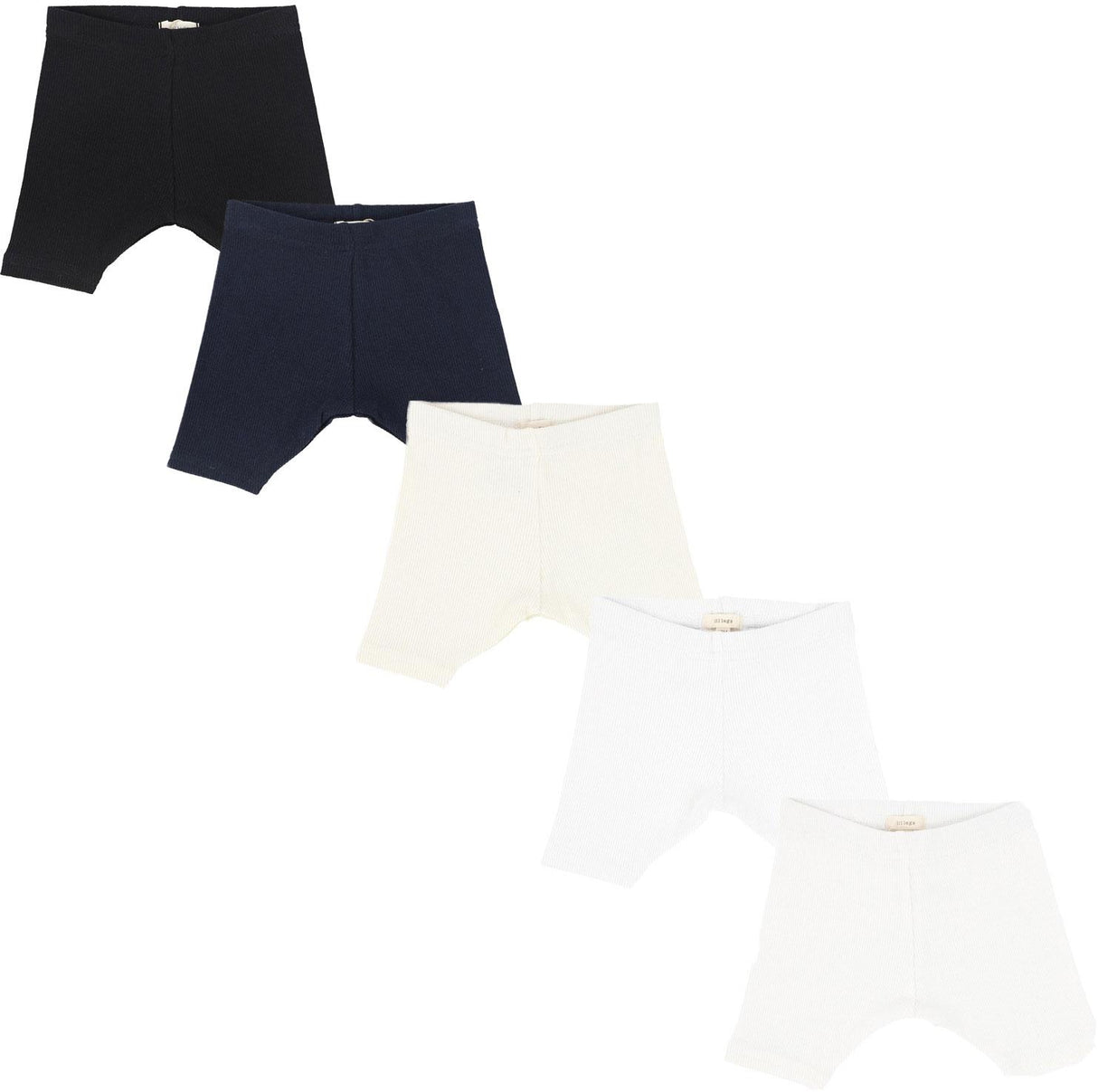 Lil Legs Ribbed Basic Collection Boys Girls Short Leggings - RSO