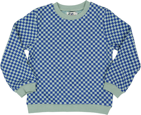 ZigZag Boys Girls Checkerboard Sweatshirt - 5633