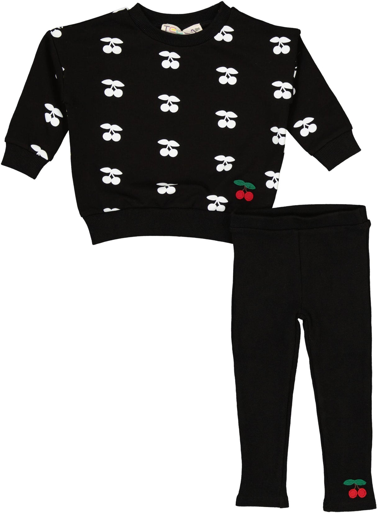 Teela Baby Girls Cherry Outfit - 23-074