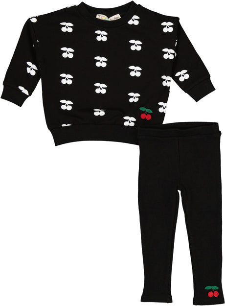 Teela Baby Girls Cherry Outfit - 23-074