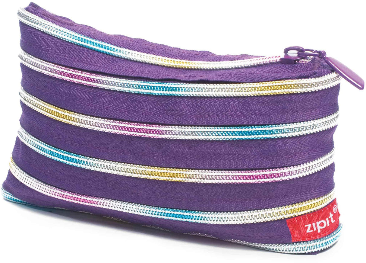 Zipit Rainbow Pencil Case, Purple