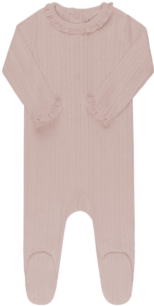 Ely's & Co Baby Girls Pointelle Stretchie - SS24-0044-F