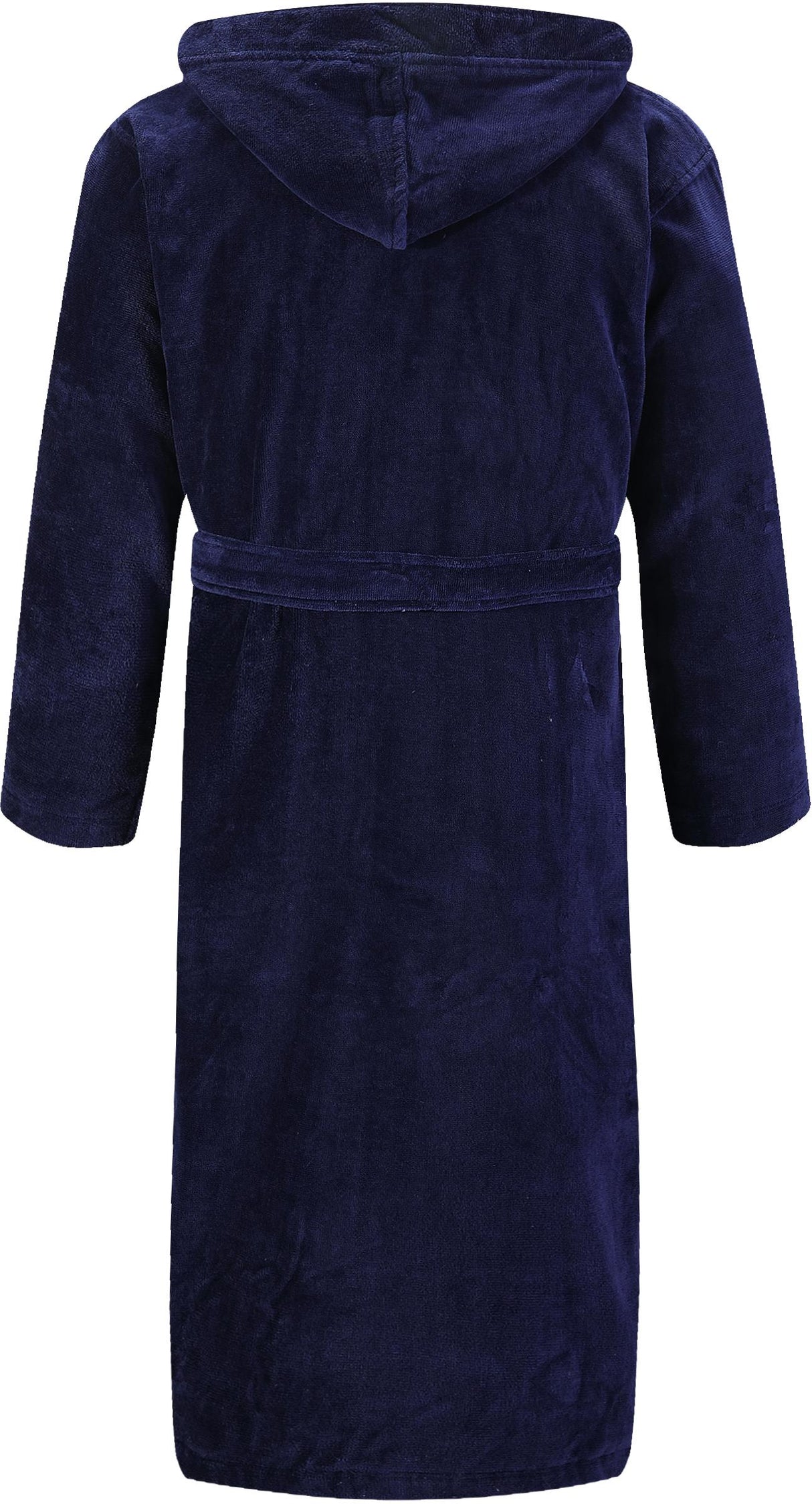 Abstract Boys Navy Terry Robe with Hood - 120-NVY