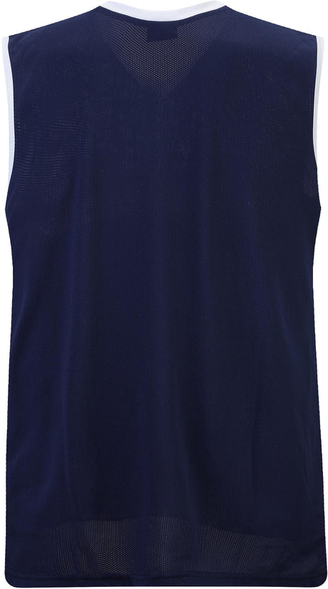 Abstract Boys Navy Sleeveless Bathing Shirt - 16ST2SW