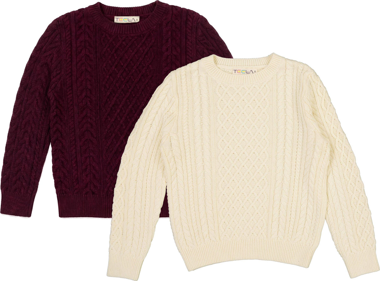 Teela Boys Girls Interlock Sweater - 23-151