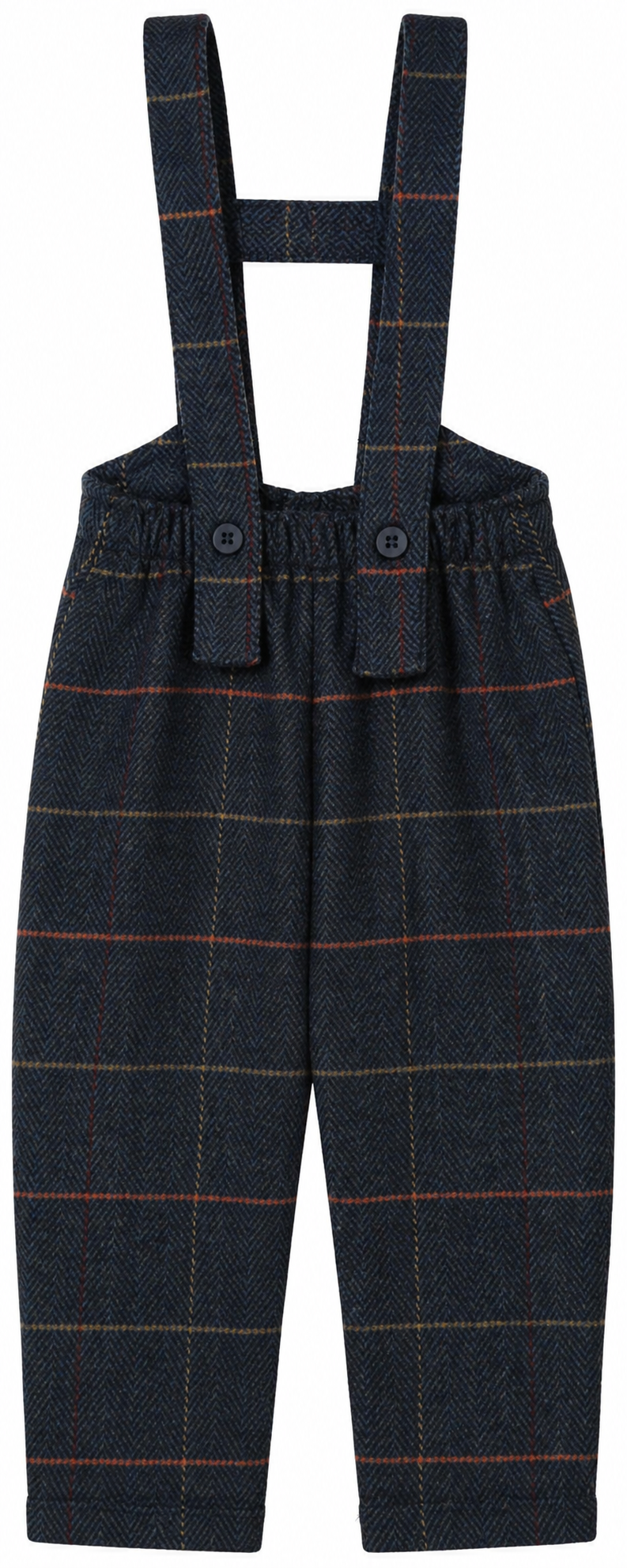 Rompp Boys Plaid Overall - W26-818RMP