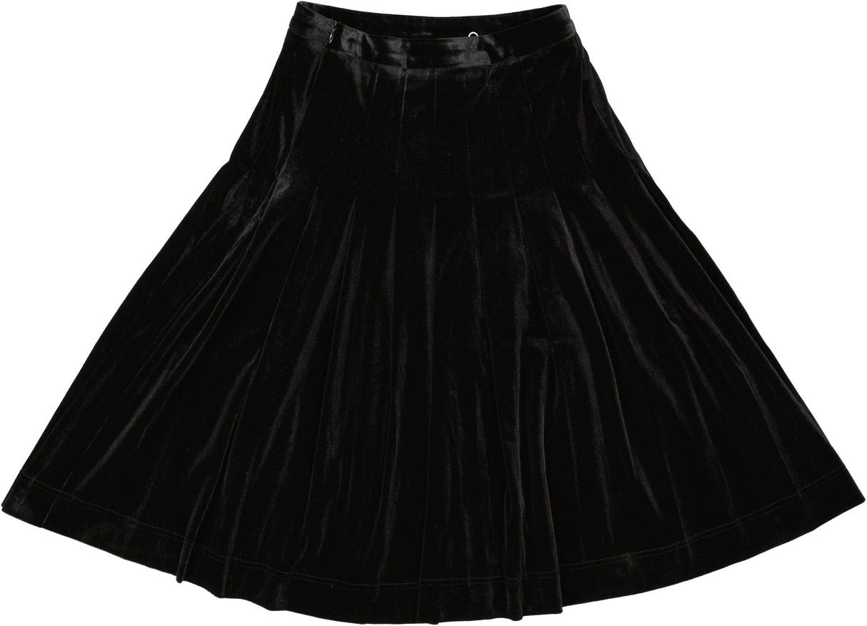 Lilac Designz Teens Velour Pleated Skirt - 1359