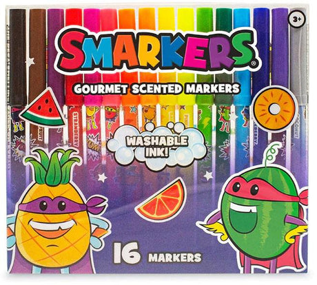 Scentco Scented Washable Markers 16 Pack - MKSM16