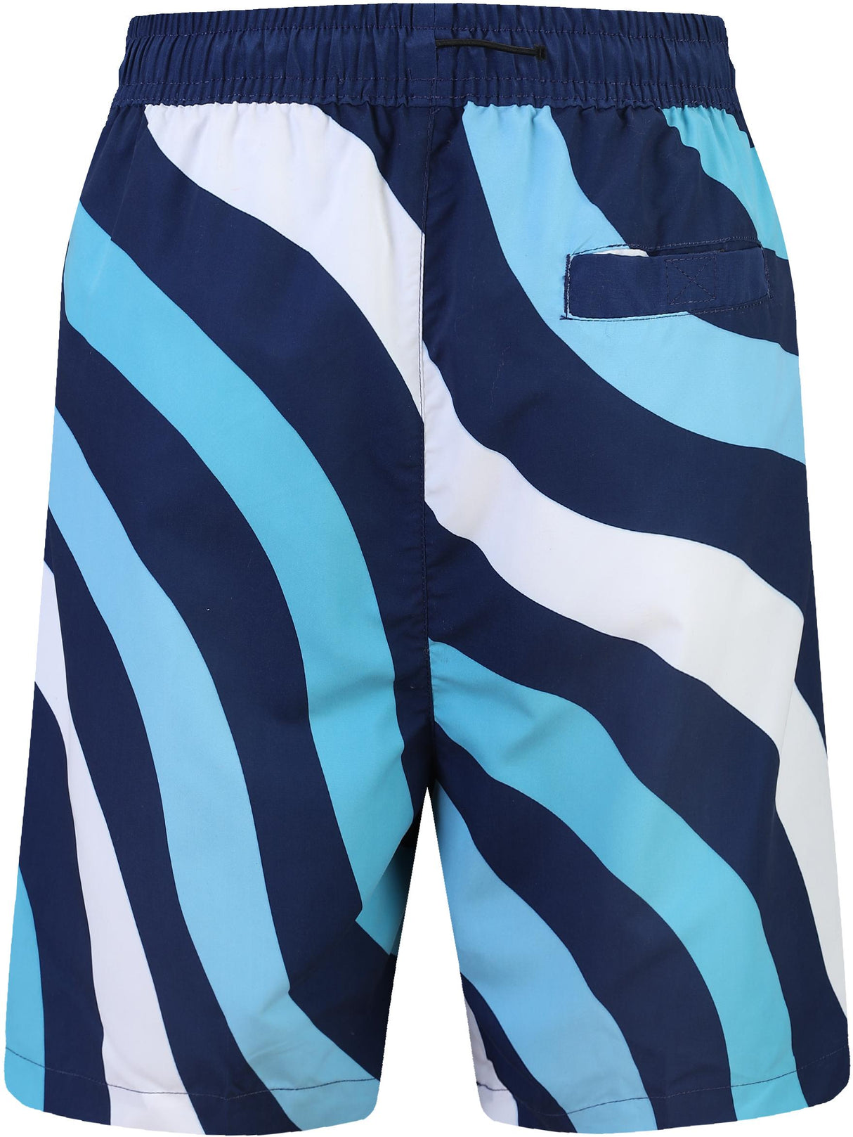 Abstract Boys Wave Design Bathing Suit - 16SP6NW