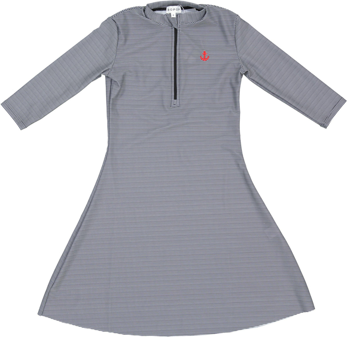 Bopop Girls Pinstripe Swim Dress - PL791