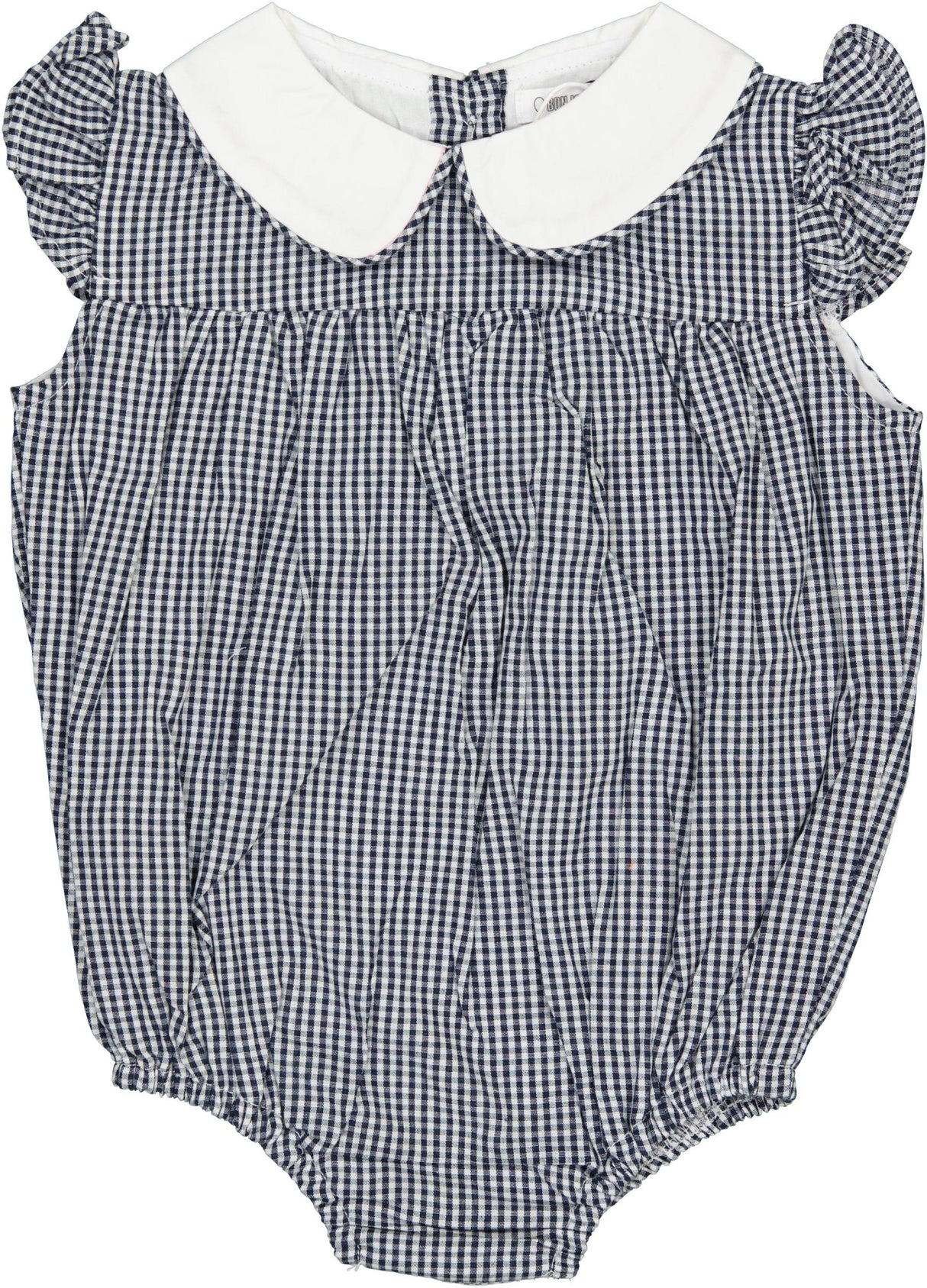 Bonjoy Baby Girls Plaid Romper - BTSS26010GR