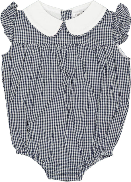 Bonjoy Baby Girls Plaid Romper - BTSS26010GR