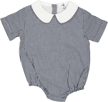 Bonjoy Baby Boys Plaid Romper - BTSS26010BR