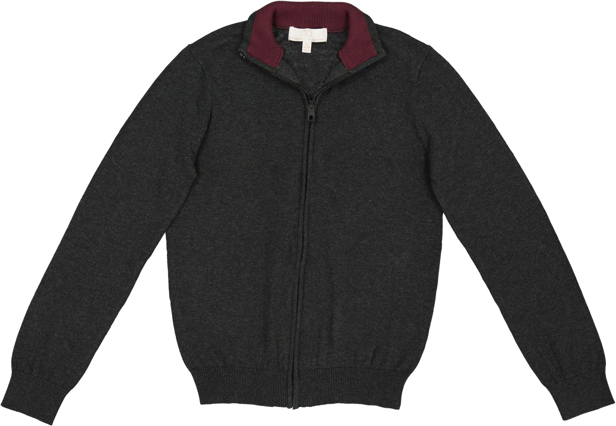 T.O. Collection Boys Fine Knit Full Zip Sweater - SWB-FZ – ShirtStop