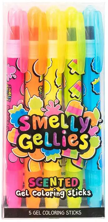 Sketch & Sniff Gel Crayons, Scented - 5 crayons