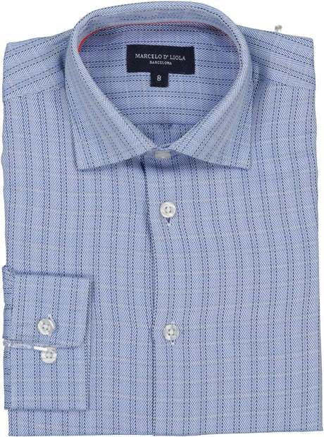Marcelo D' Liola Boys Long Sleeve Dress Shirt - 50074