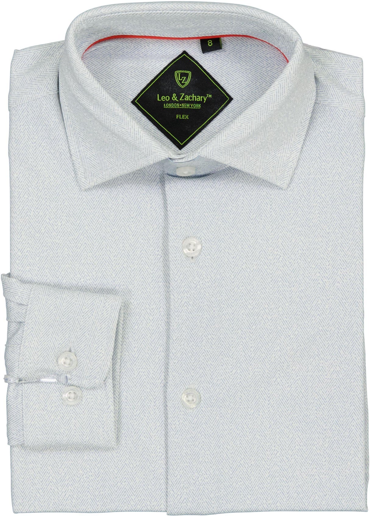 Leo & Zachary Boys Long Sleeve Flex Dress Shirt - F501