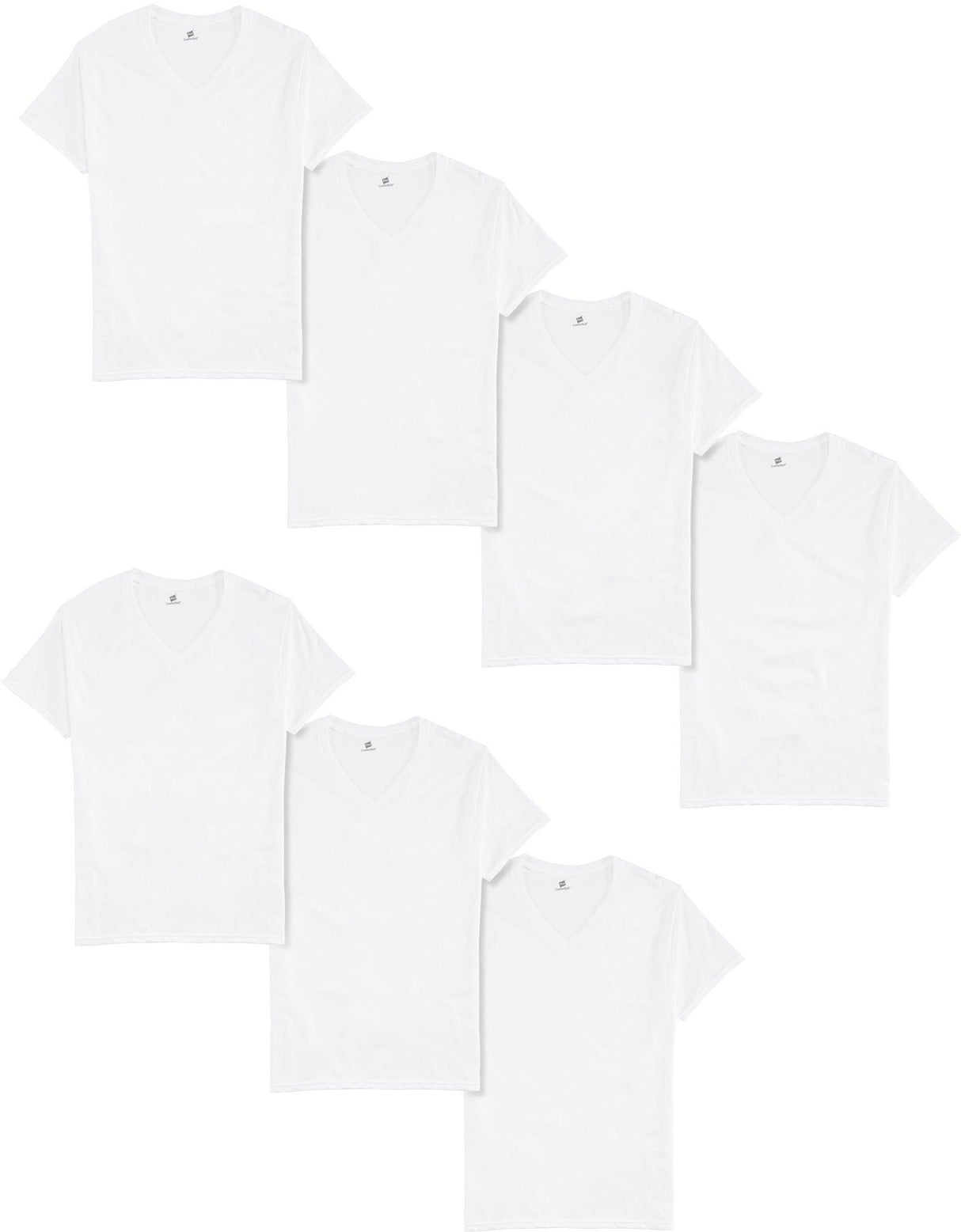 Hanes Mens TAGLESS® V-Neck Undershirts 6 Pack - 777VP6