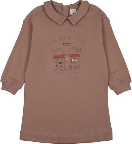 Analogie by Lil Legs Lil People Collection Girls Cafe Sweatshirt Dress - AF26D201