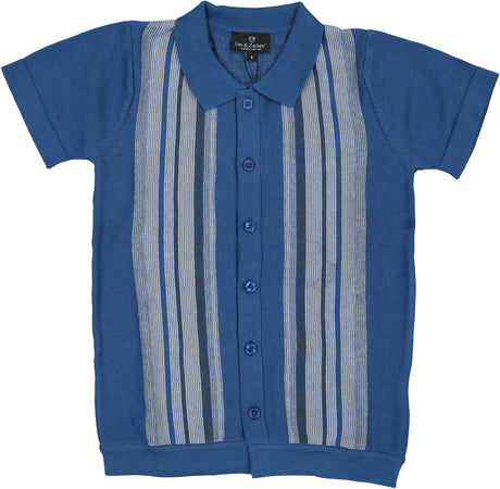 Leo & Zachary Boys Short Sleeve Sweater - JULIAN