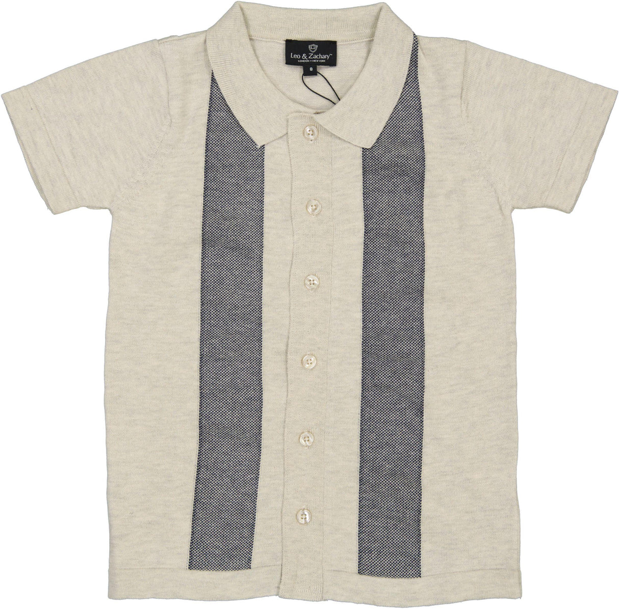 Leo & Zachary Boys Short Sleeve Sweater - SHAI