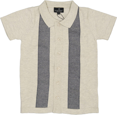 Leo & Zachary Boys Short Sleeve Sweater - SHAI