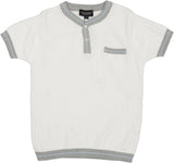 Leo & Zachary Boys Short Sleeve Sweater - BERNARD