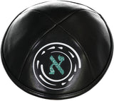 ShirtStop Boys Custom Yarmulka w/ Vinyl - Initial in Drip Circle