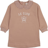 Analogie by Lil Legs Lil People Collection Girls Varsity Crest Sweatshirt Dress - AF26D203