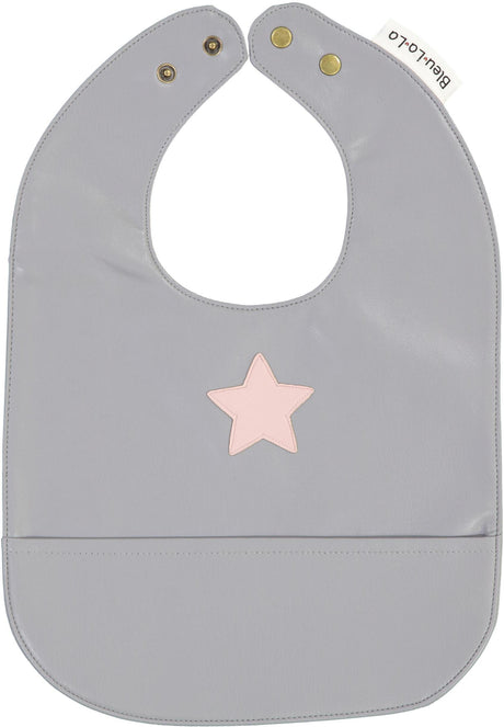 Bleu La La Vegan Leather Bib - Star