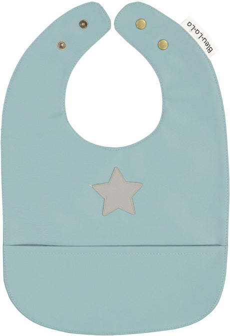 Bleu La La Vegan Leather Bib - Star