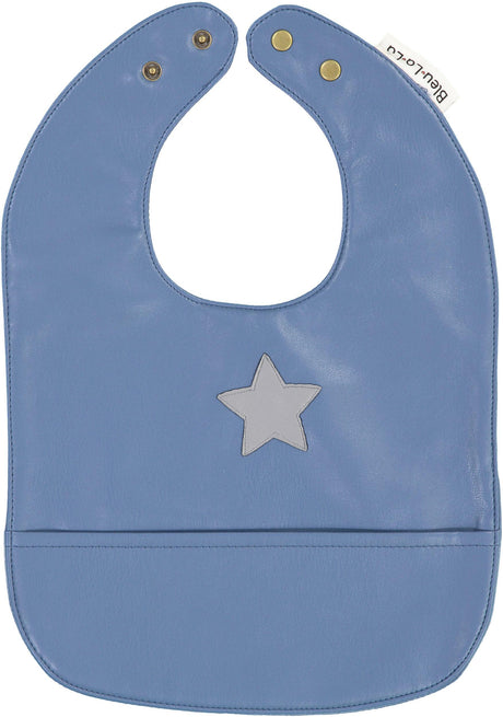 Bleu La La Vegan Leather Bib - Star