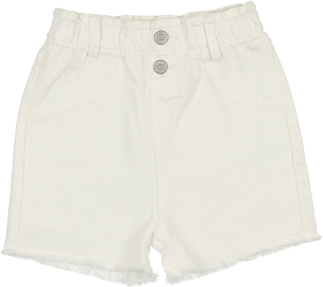 Lil Legs Denim Basic Collection Boys Girls Paperbag Shorts