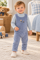 Aurora Baby Boys Girls Embroidered Bear Outfit - AAW26-0097-0099