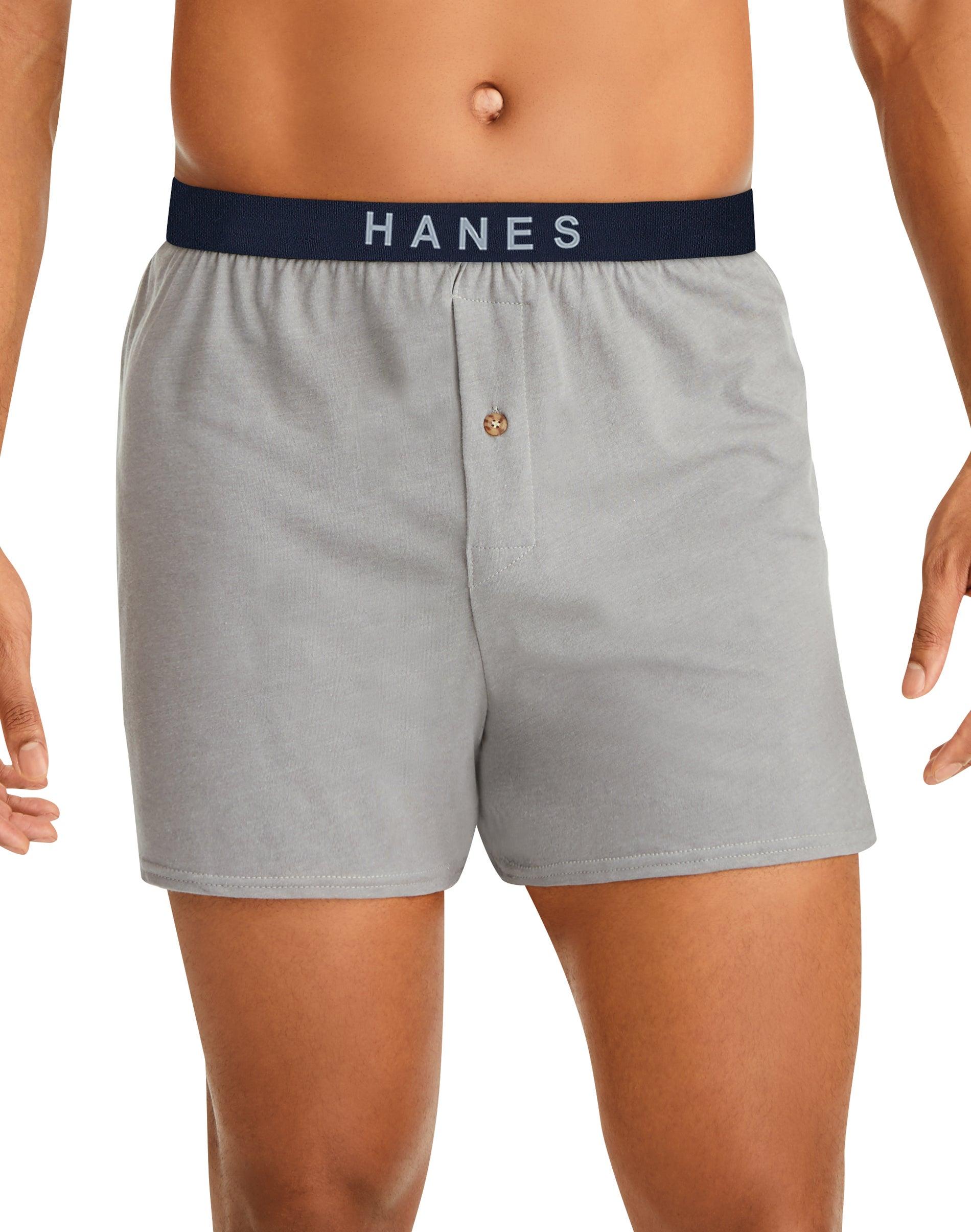Hanes knit boxer shorts cheap
