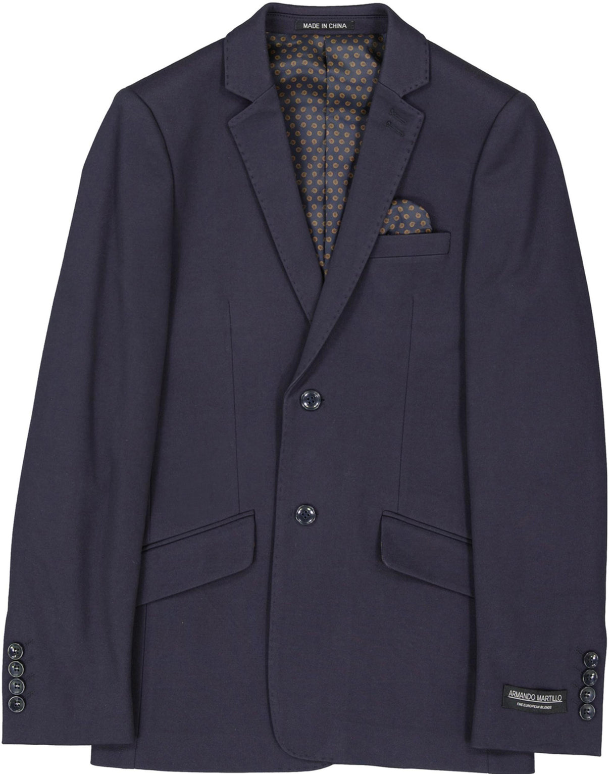 Armando Martillo Boys Navy Stretch Suit Separates - 614