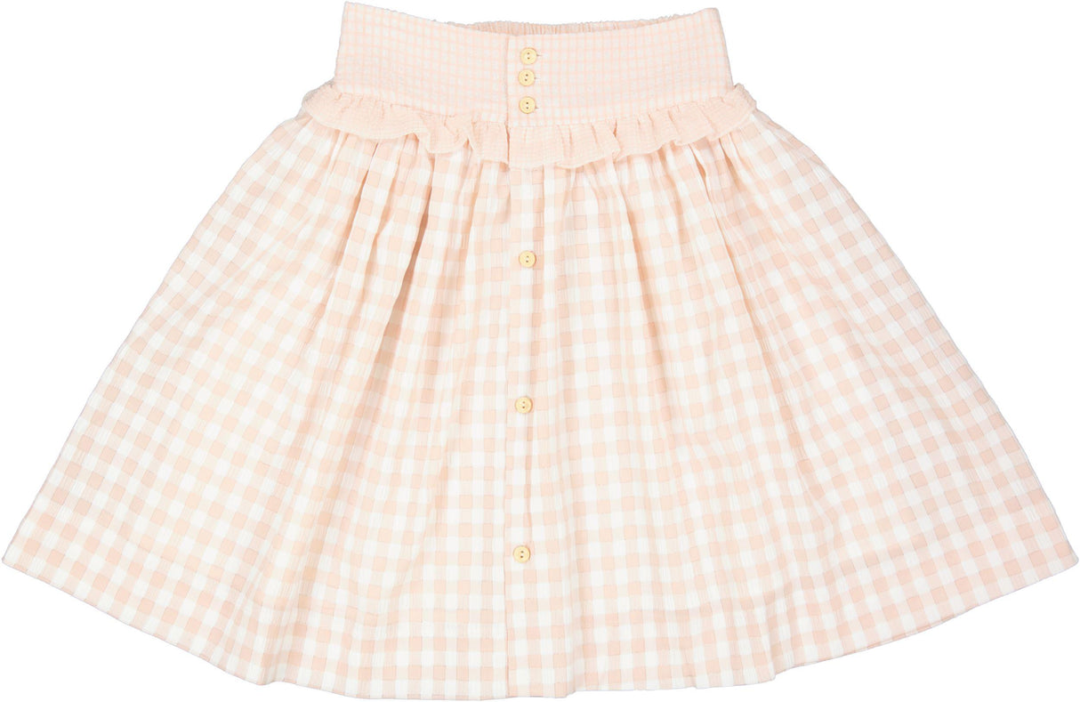 Teela Girls Gingham Ruffle Skirt - SBT16-15D