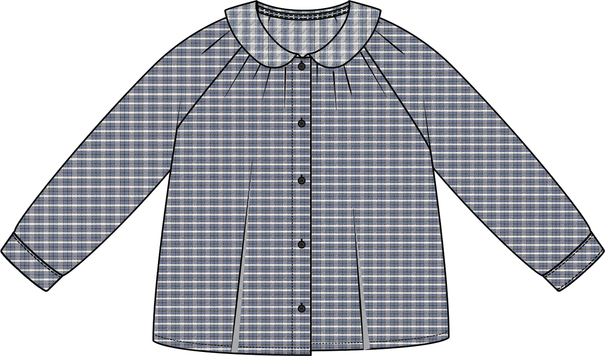 Dried Blue Plaid