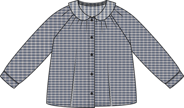 Dried Blue Plaid