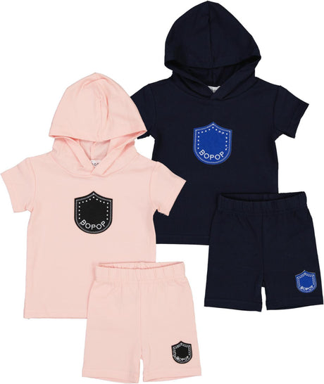Bopop Baby Boys Girls Emblem Outfit - TR13