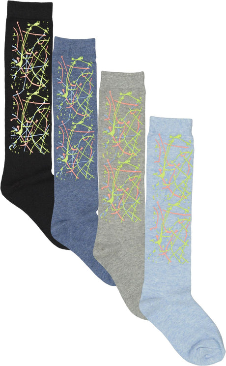 BlinQ Girls Abstract Paint Knee Socks - 612